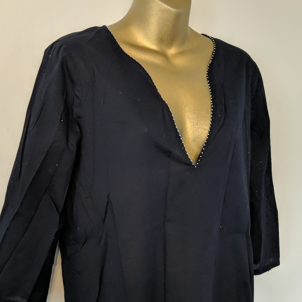 J. Crew studded linen tunic top size small - Picture 4 of 7